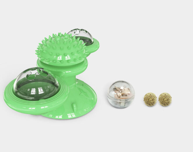 Pet Life 'Windmill' Rotating Suction Cup Spinning Cat Toy - Image 16