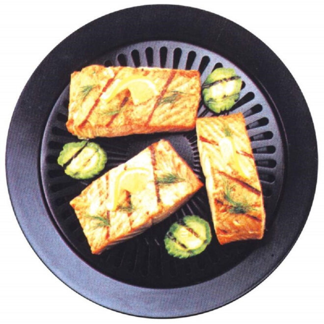 Go Go Smokeless Non-Stick Barbecue Grill For Indoors And Outdoors - Image 4