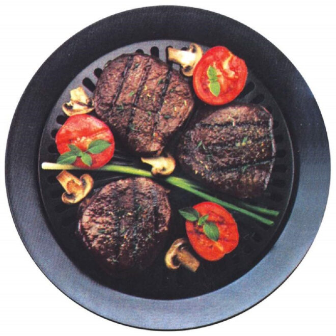 Go Go Smokeless Non-Stick Barbecue Grill For Indoors And Outdoors - Image 5