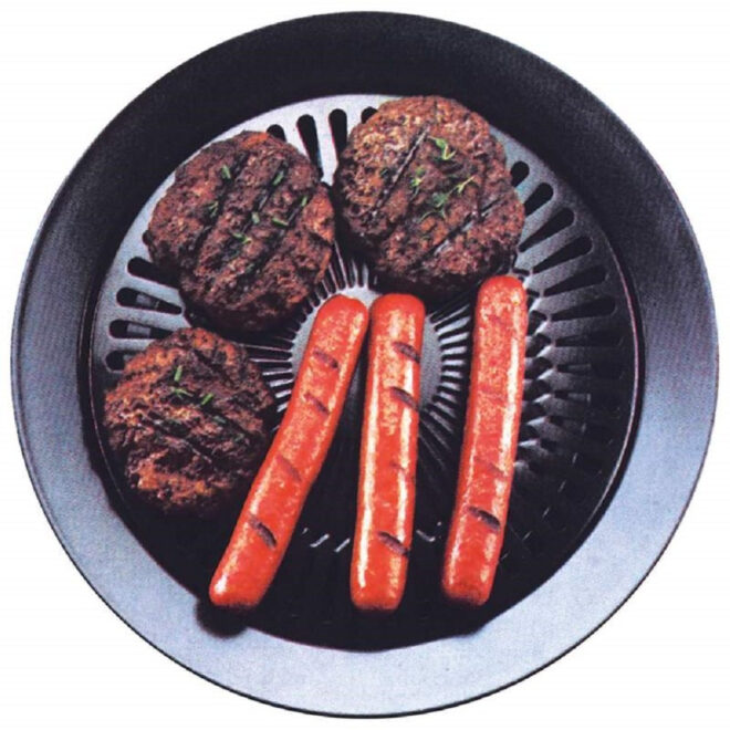 Go Go Smokeless Non-Stick Barbecue Grill For Indoors And Outdoors - Image 6