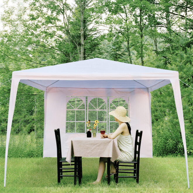 10''x10''(3 x 3m)Three Sides Waterproof Tent with Spiral Tubes XH - Image 3