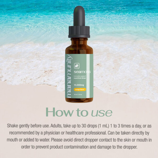 Sea Moss Liquid Drops 10,000 mg Organic Irish Sea Moss Gel with 350 mg Burdock Root Supplement & 20,000 mg Spirulina Immune Support, Joint & Thyroid Support - Vegan - Image 4