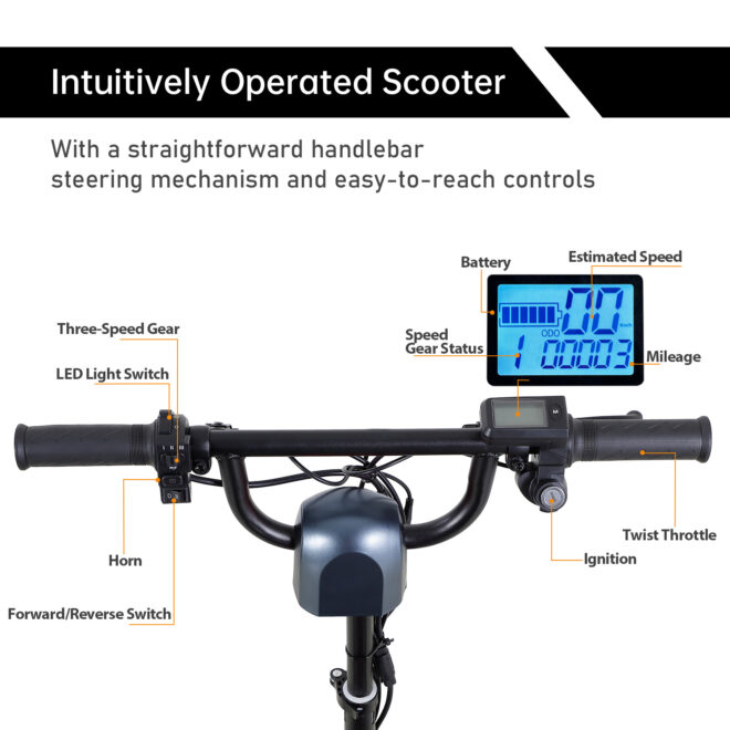 Foldable electric mobility scooter - Image 4
