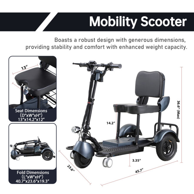 Foldable electric mobility scooter - Image 5