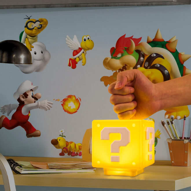Super Mario Night Light with Sound Effects, Block Night Light,Bedside Lamp, Desklamp for Kids and Fans, Birthday Gift, Holiday Gift - Image 2