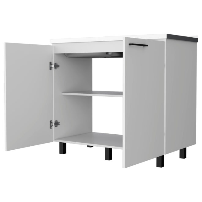 White 2 Utility Sink and Cabinet - Image 4
