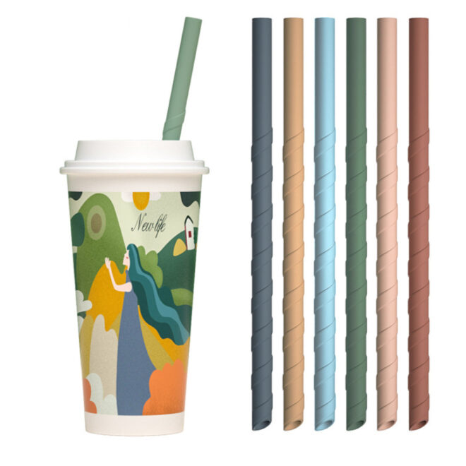 Eco Safe 8 In 1 Silicon Reusable Straws For HOT/COLD Drinks - Image 2