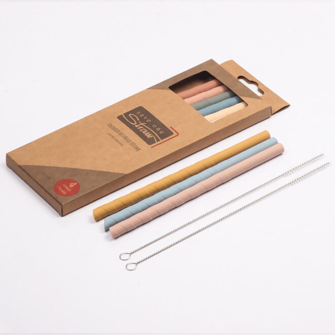 Eco Safe 8 In 1 Silicon Reusable Straws For HOT/COLD Drinks - Image 7