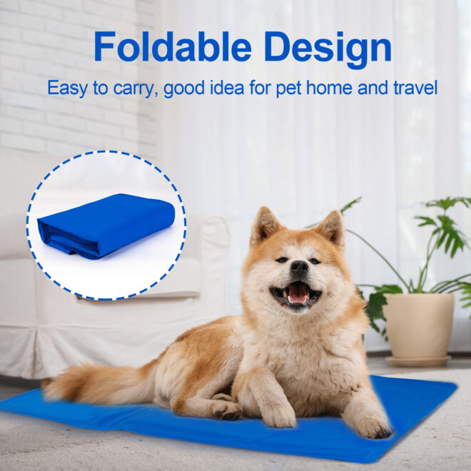 Dog Cooling Mat, Pet Cooling Mat for Dogs and Cats, Pressure Activated Dog Cooling Pad, No Water or Refrigeration Needed, Non-Toxic Gel - Image 10
