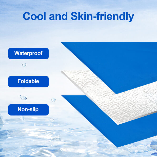 Dog Cooling Mat, Pet Cooling Mat for Dogs and Cats, Pressure Activated Dog Cooling Pad, No Water or Refrigeration Needed, Non-Toxic Gel - Image 12