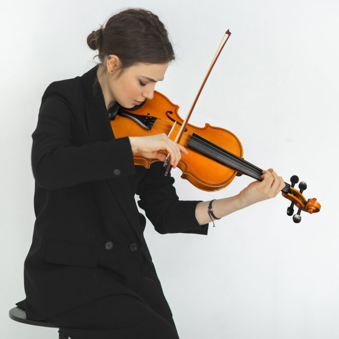 [Do Not Sell on Amazon]Full Size 4/4 Violin Set for Adults Beginners Students with Hard Case,Violin Bow,Shoulder Rest,Rosin,Extra Strings and Sordine - Image 5