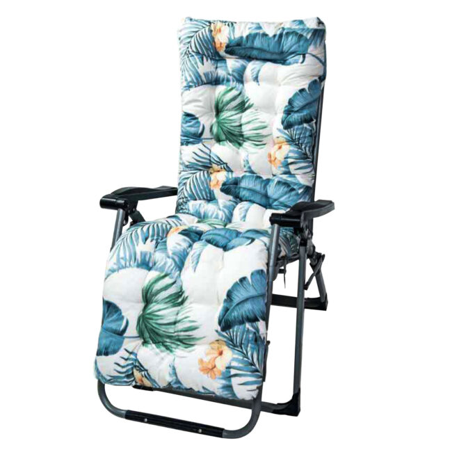 67x22in Chaise Lounger Cushion Recliner Rocking Chair Sofa Mat Deck Chair Cushion - Image 7