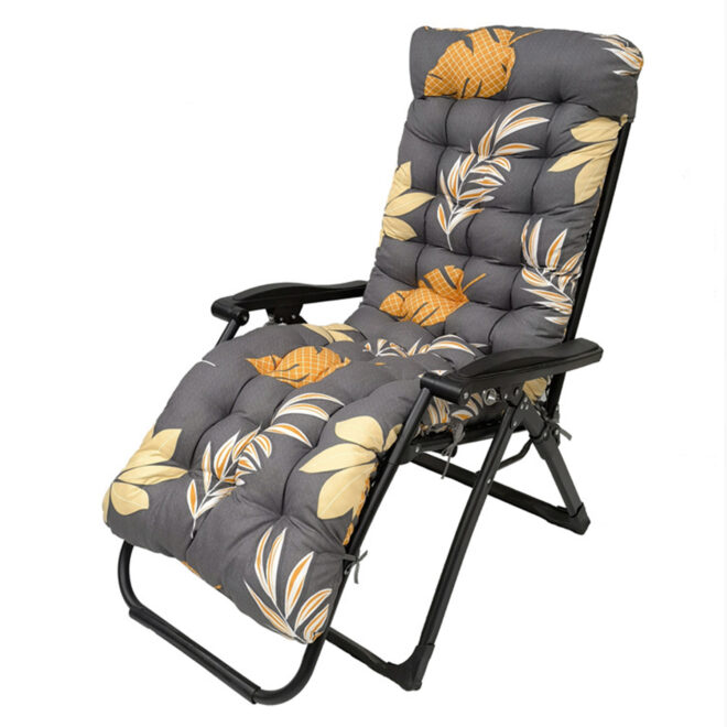 67x22in Chaise Lounger Cushion Recliner Rocking Chair Sofa Mat Deck Chair Cushion - Image 19