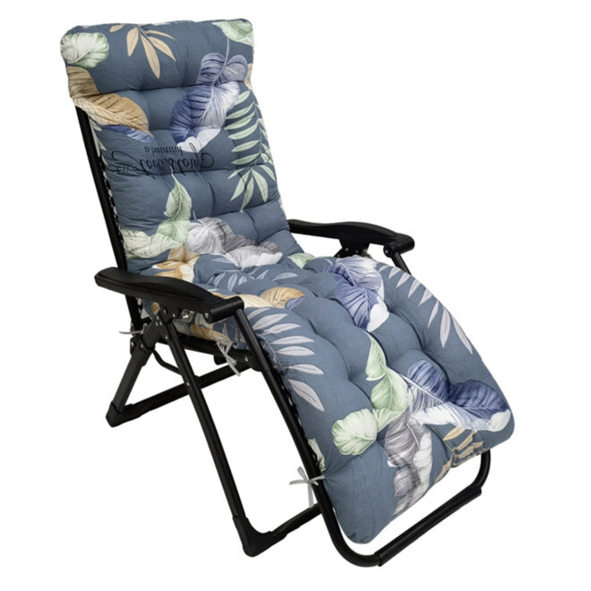 67x22in Chaise Lounger Cushion Recliner Rocking Chair Sofa Mat Deck Chair Cushion - Image 26