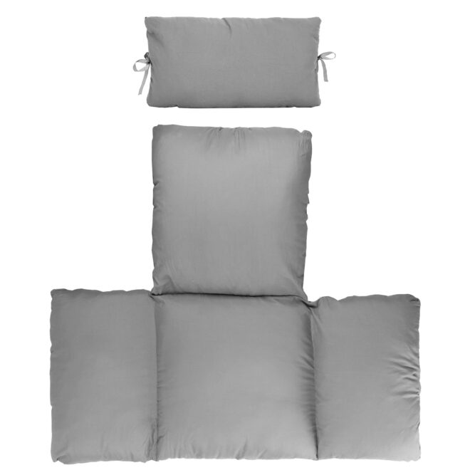 Egg Chair Cushion Hanging Basket Seat Cushion Thicken Soft Egg Swing Chair Pad Hanging Egg Chair Cushion with Headrest - Image 27