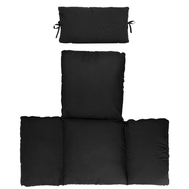 Egg Chair Cushion Hanging Basket Seat Cushion Thicken Soft Egg Swing Chair Pad Hanging Egg Chair Cushion with Headrest - Image 20