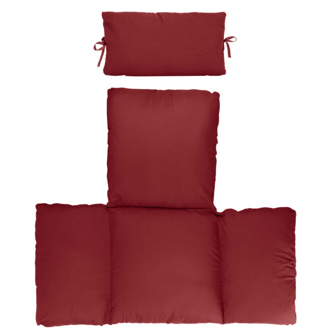 Egg Chair Cushion Hanging Basket Seat Cushion Thicken Soft Egg Swing Chair Pad Hanging Egg Chair Cushion with Headrest - Image 24