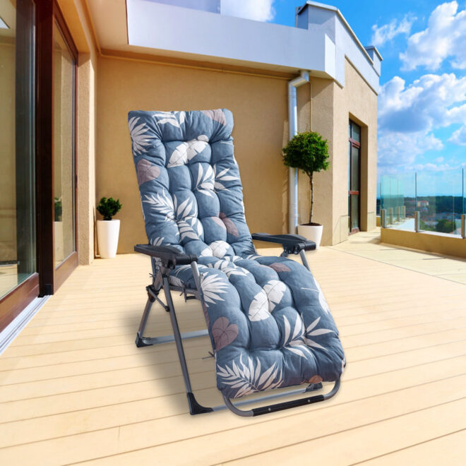 67x22in Chaise Lounger Cushion Recliner Rocking Chair Sofa Mat Deck Chair Cushion - Image 15
