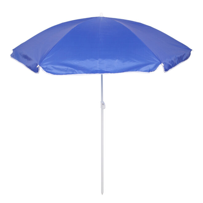 Double Folding Picnic Chairs w/Umbrella Mini Table Beverage Holder Carrying Bag for Beach Patio Pool Park Outdoor Portable Camping Chair (Blue) - Image 8