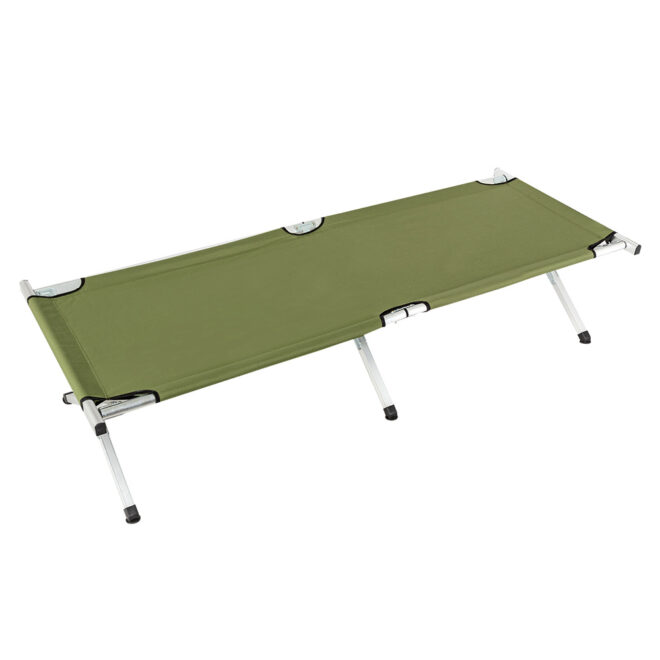Folding Camping Cot with Carrying Bags Outdoor Travel Hiking Sleeping Chair Bed - Image 2