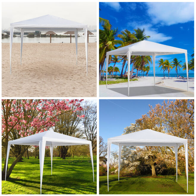 10''x10'' Patio Party Wedding Tent Canopy Heavy duty Gazebo Pavilion Event Outdoor - Image 5