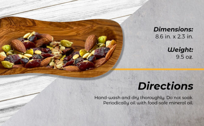 Mediterranean Olive Wood Multi-Purpose Bowl - Image 7