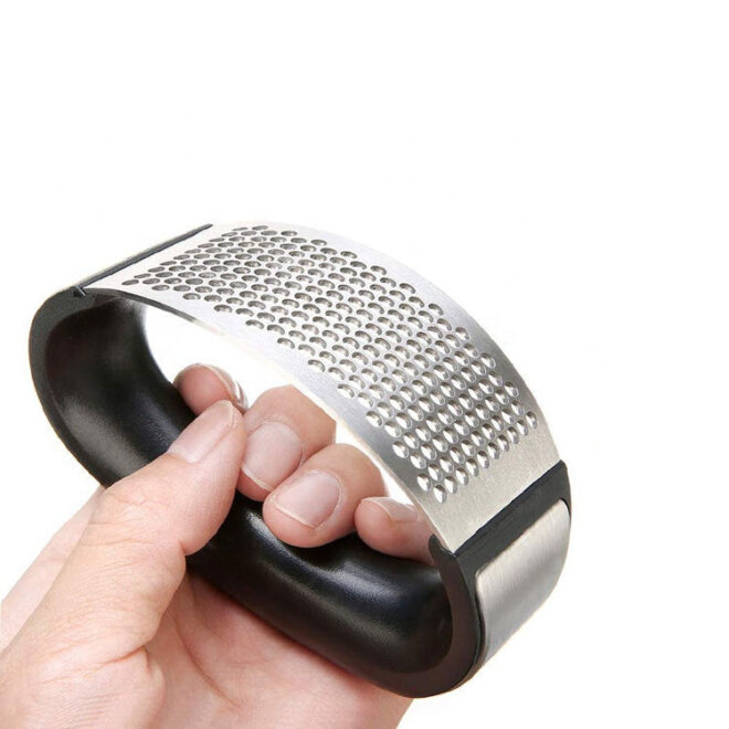 Stainless Steel Garlic Press - Image 2