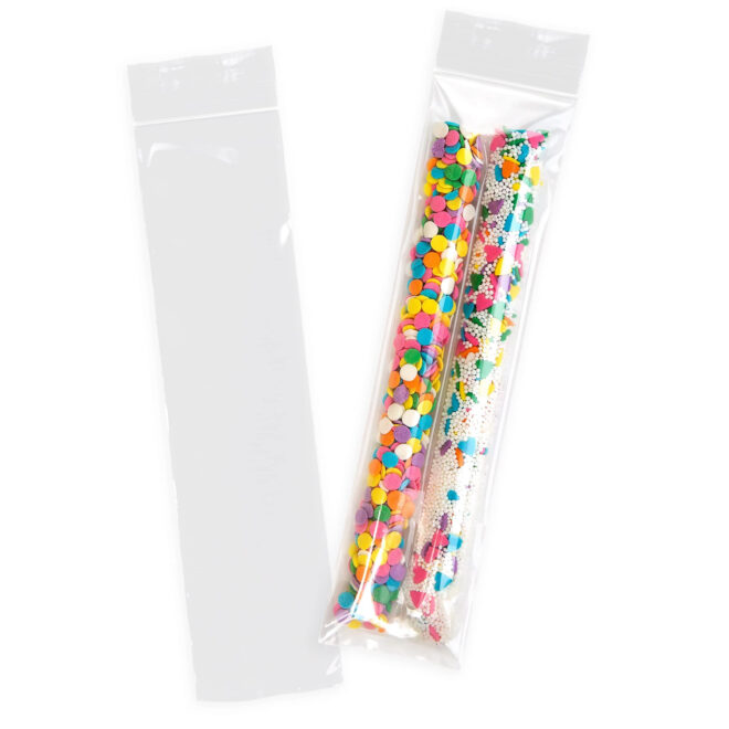 Clear Plastic Reclosable Zipper Bags, 2 x 8 Inches. Pack of 1000 Reclosable Plastic Bags with Zipper Closure. 2 Mil Plastic Jewelry Bags. Waterproof Reclosable Zip Bags for Industrial Use