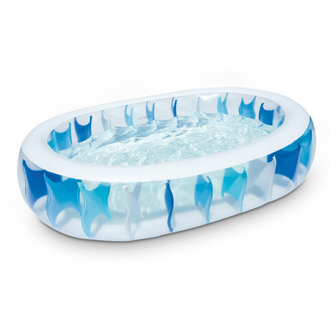 90×60×20In Inflatable Swimming Pool Blow Up Family Pool For Kids Foldable Swim Ball Pool Center - Image 10
