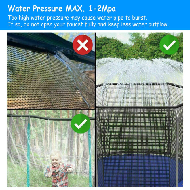 Kids Trampoline Sprinkler Outdoor Water Park Sprinkler for Kids Outdoor Water Game Toys - Image 11