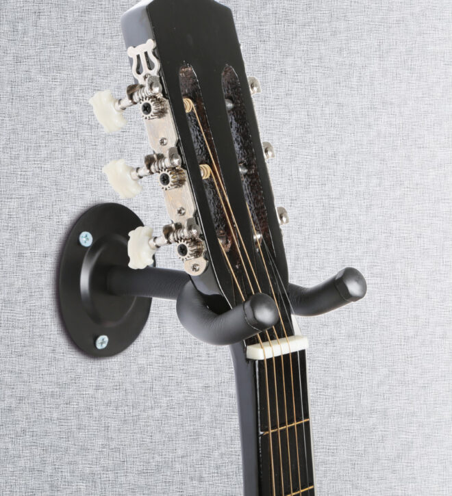 Wall Mount Guitar Hanger Padded Steel Guitar Bracket Holder Hook Rack - Image 7