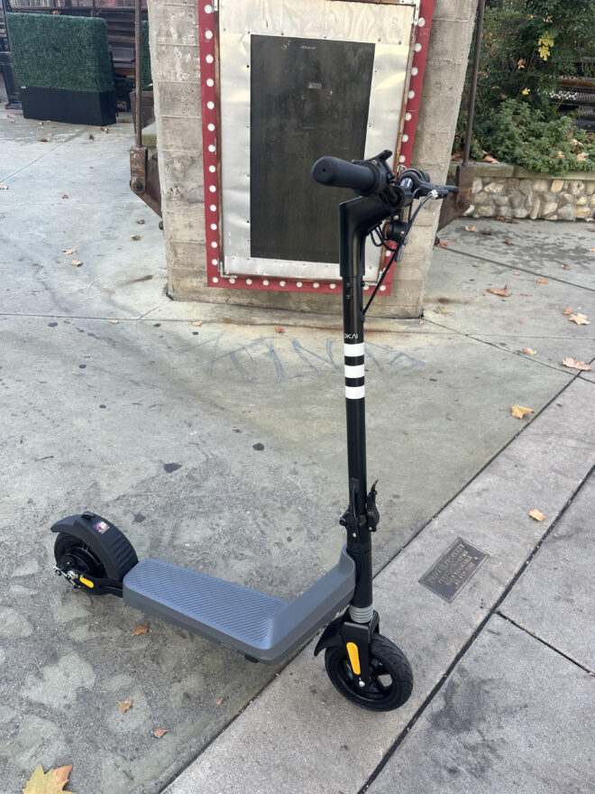 Lightweight & Foldable Electric Scooter W/10.8-Miles Max-Speed Range & 15Mph Max Speed - Gray - Image 2