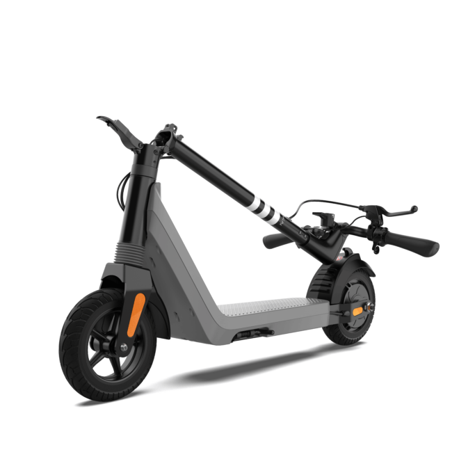 Lightweight & Foldable Electric Scooter W/10.8-Miles Max-Speed Range & 15Mph Max Speed - Gray - Image 9