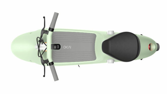 Electric Scooter with Foldable Seat w/35 Miles Operating Range & 15.5mph Max Speed - Green - Image 4