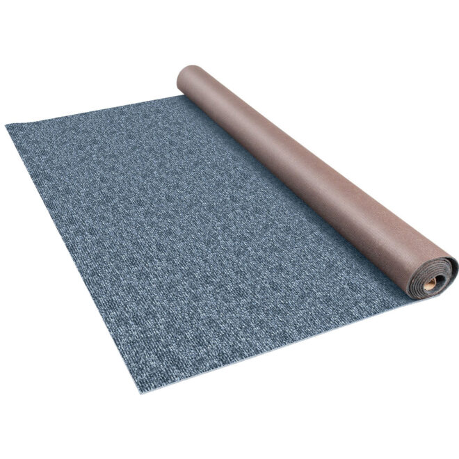 VEVOR Gray Marine Carpet 6 ft x 18 ft Boat Carpet Rugs Indoor Outdoor Rugs for Patio Deck Anti-Slide TPR Water-Proof Back Cut Outdoor Marine Carpeting Easy Clean Outdoor Carpet Roll - Image 11
