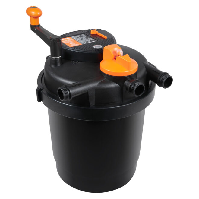 VEVOR Bio Pressure Pond Filter, Up to 1600 Gallons, with 13W UV-C Light, 1580 GPH, Pressurized Biological Pond Filter System Filtration Equipment for Fountain Pool, Koi Fish Aquarium Tank Garden Water - Image 9