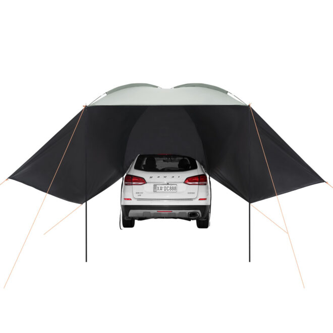 VEVOR Vehicle Awning, Large 10' x 7' Shade Coverage Car Side Awning, PU2000mm UV50+ Car Awning with Extended Side Canopies and Portable Storage Bag, Suitable for Truck, SUV, Van, Campers - Image 11