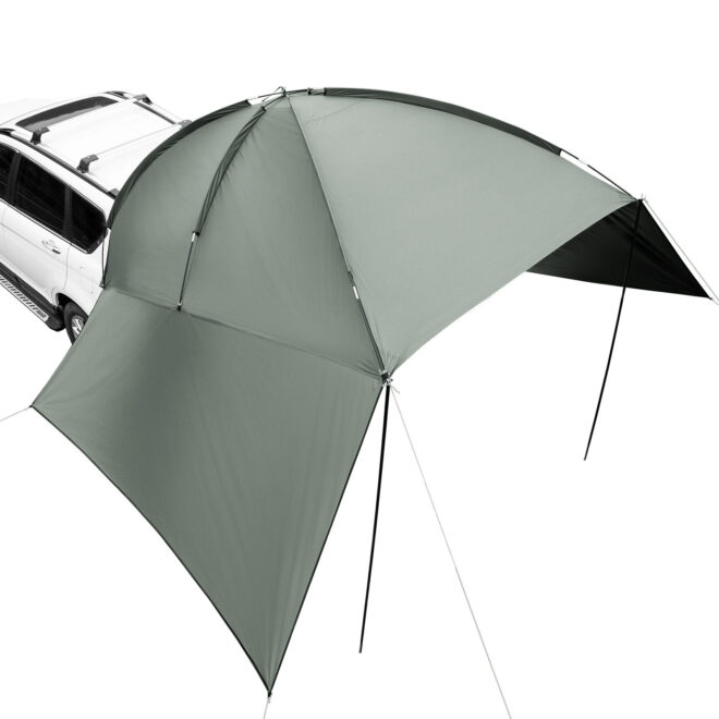 VEVOR Vehicle Awning, Large 10' x 7' Shade Coverage Car Side Awning, PU2000mm UV50+ Car Awning with Extended Side Canopies and Portable Storage Bag, Suitable for Truck, SUV, Van, Campers - Image 10