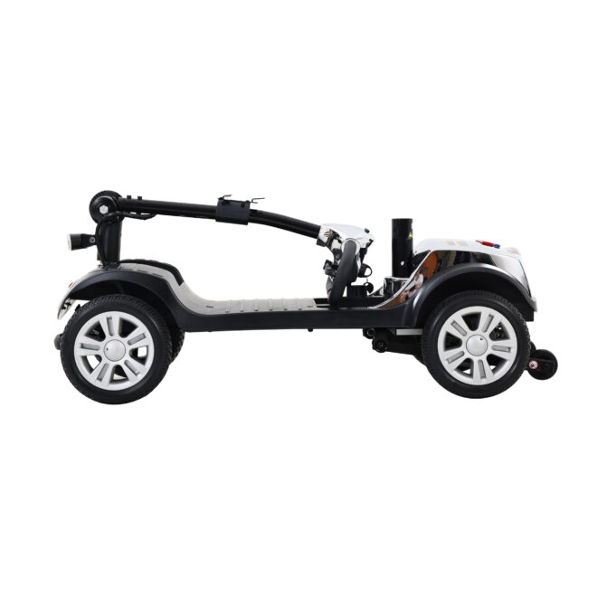 Four wheels Compact Travel Mobility Scooter with 300W Motor for Adult-300lbs,CHROME - Image 11