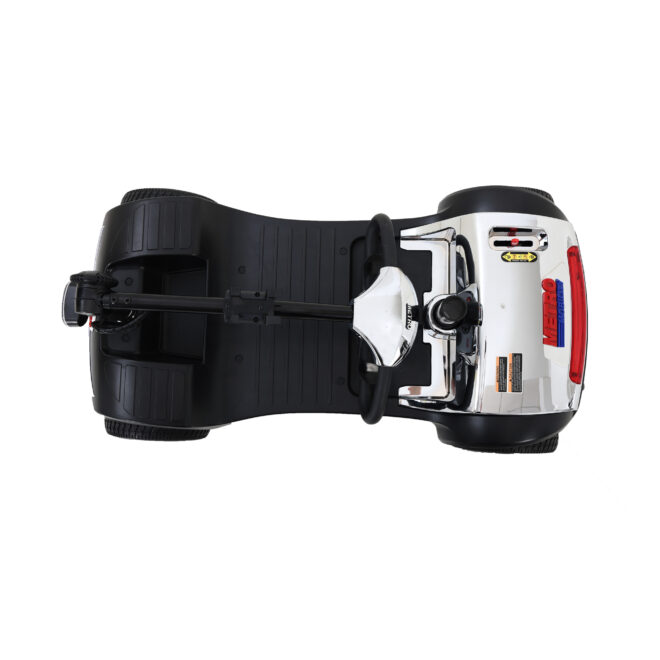 Four wheels Compact Travel Mobility Scooter with 300W Motor for Adult-300lbs,CHROME - Image 13
