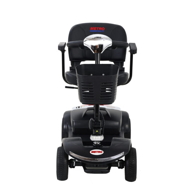 Four wheels Compact Travel Mobility Scooter with 300W Motor for Adult-300lbs,CHROME - Image 10