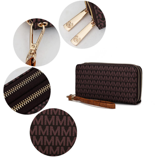 MKF Collection Noemy M Signature Wallet/Wristlet by Mia k - Image 36