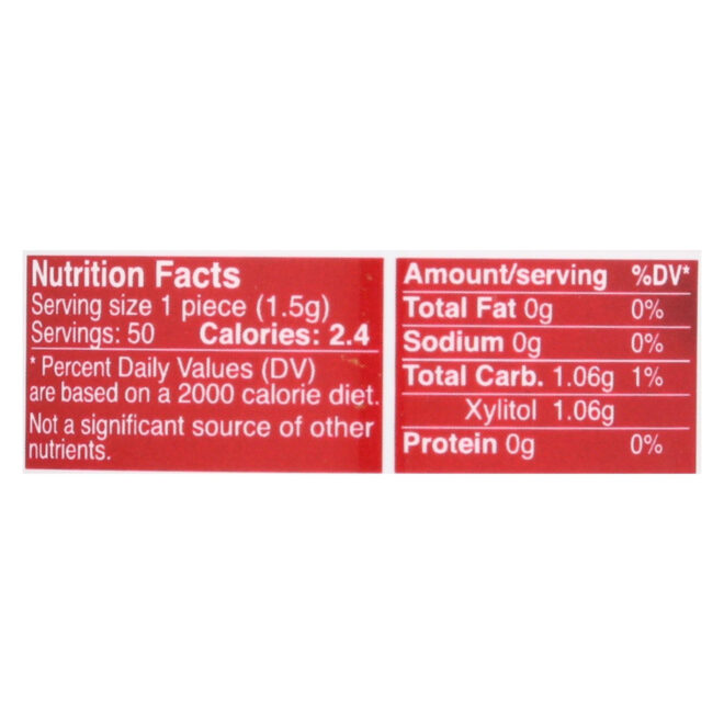 Epic Dental - Xylitol Gum - Cinnamon - 50 Count - Image 3
