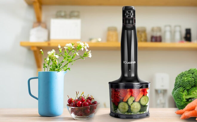 iCucina 4-in-1 Variable Speed Immersion Hand Blender - Image 4