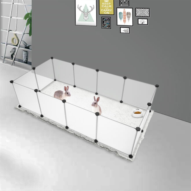 Pet Playpen, Portable Large Plastic Yard Fence Small Animals, Puppy Kennel Crate Fence Tent RT - Image 2