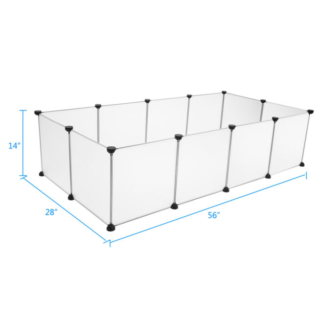 Pet Playpen, Portable Large Plastic Yard Fence Small Animals, Puppy Kennel Crate Fence Tent RT - Image 6