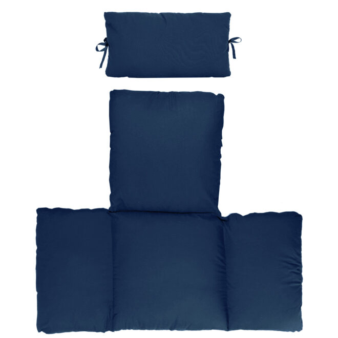 Egg Chair Cushion Hanging Basket Seat Cushion Thicken Soft Egg Swing Chair Pad Hanging Egg Chair Cushion with Headrest - Image 15