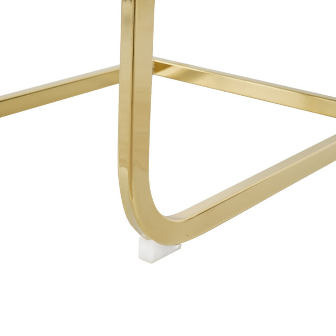 Modern Dining Chairs with Faux Leather Padded Seat Dining Living Room Chairs Upholstered Chair with gold Metal Legs Design for Kitchen, Living, Bedroom, Dining Room Side Chairs Set of 4 - Image 18