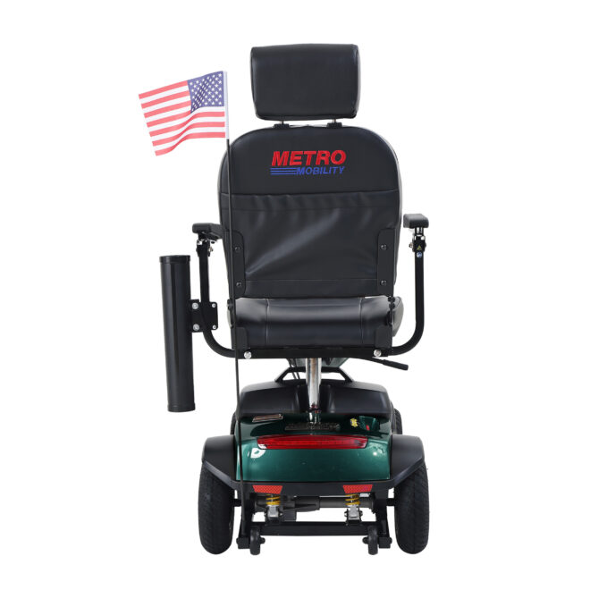 MAX PLUS EMERALD Wheels Outdoor Compact Mobility Scooter with 2pcs*20AH Lead acid Battery, 16 Miles, Cup Holders & USB charger Port - Image 9