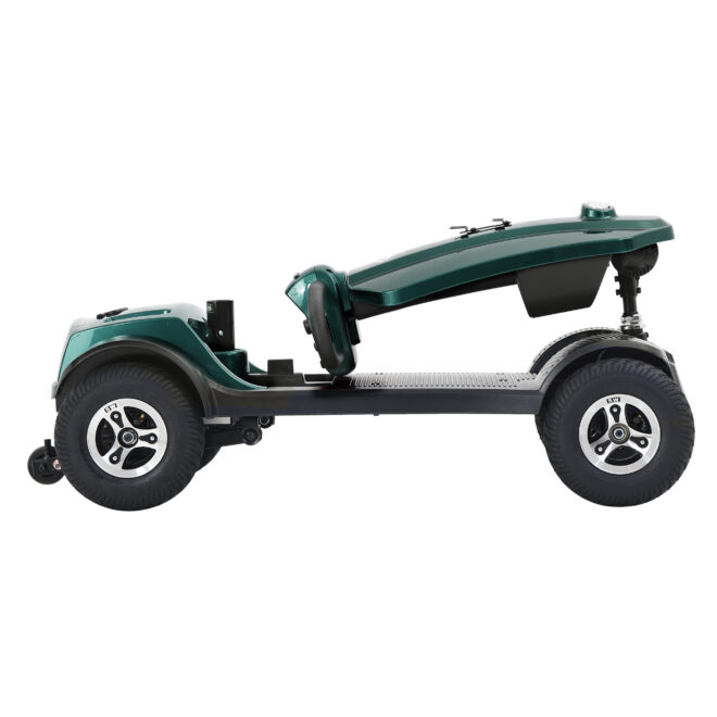 MAX PLUS EMERALD Wheels Outdoor Compact Mobility Scooter with 2pcs*20AH Lead acid Battery, 16 Miles, Cup Holders & USB charger Port - Image 10